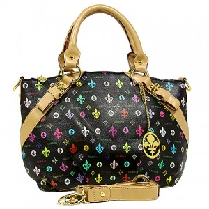 Fleur de Lis Monogram Satchel Bags - Multi -BG-5V164MT